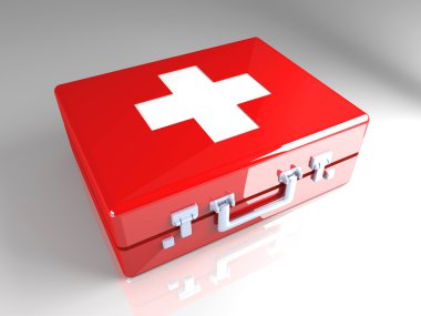 First aid case clipart