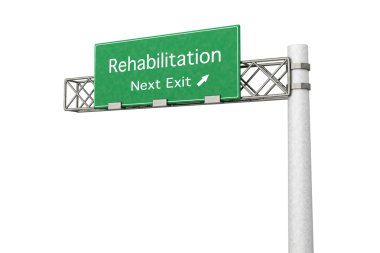 Highway Sign - Rehabilitation clipart