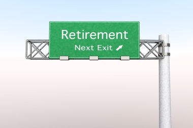 Highway Sign - Retirement clipart