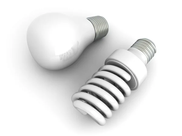 Light bulbs - Old and new — Stock Photo, Image