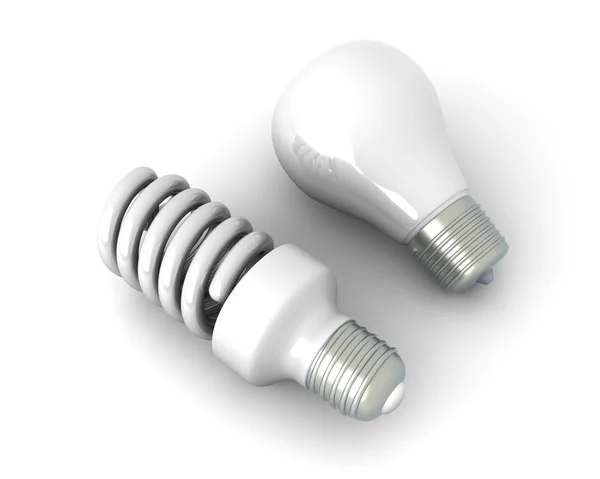 Light bulbs - Old and new — Stock Photo, Image
