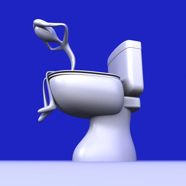 Toalett depression — Stockfoto