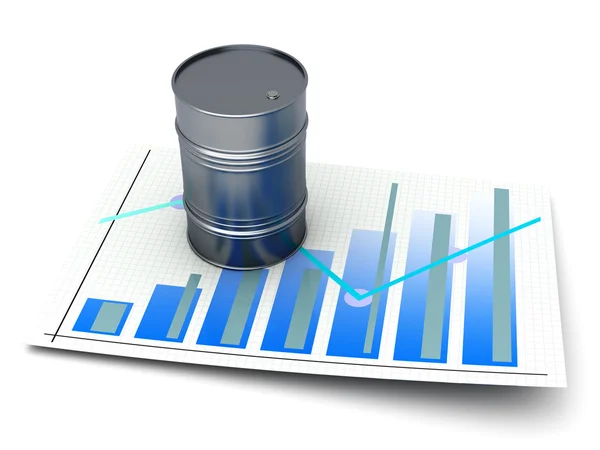 Estadística del petróleo — Foto de Stock