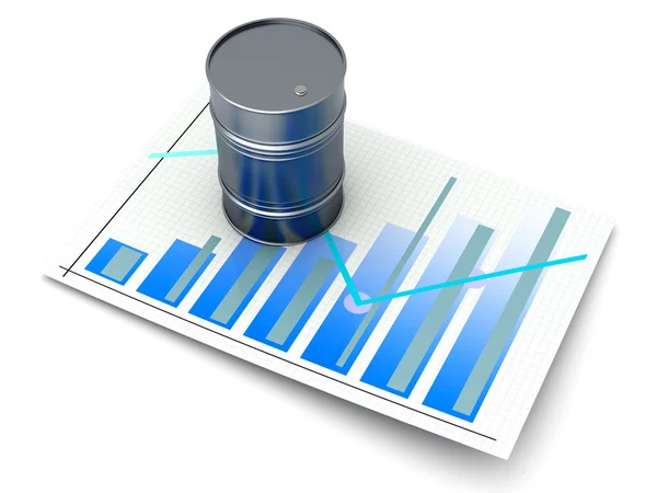 Estatísticas do petróleo — Fotografia de Stock