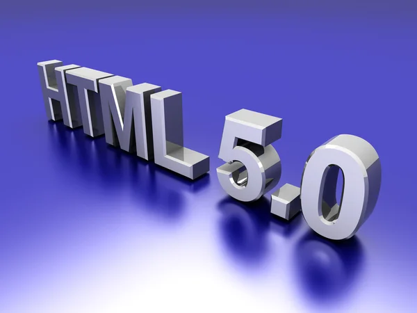 HTML 5.0 — стоковое фото