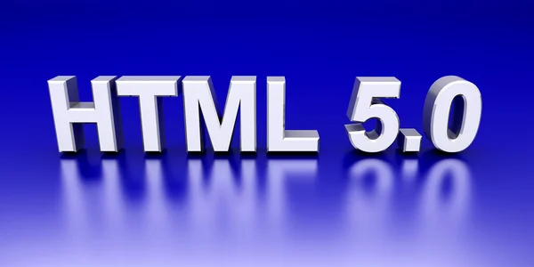 HTML 5.0 — Zdjęcie stockowe