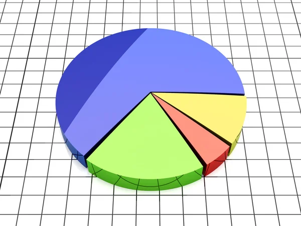 Pie graph — Stock Photo, Image