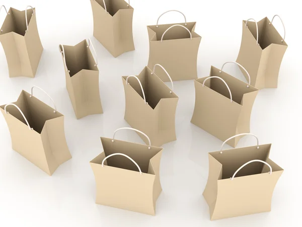 stock image Paper shopping Bags