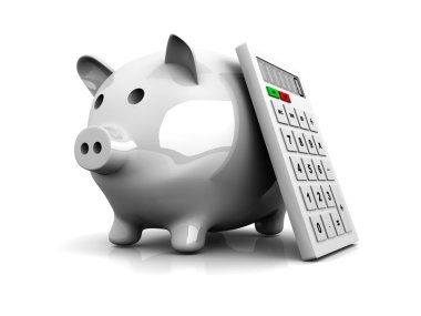 Savings calculator clipart