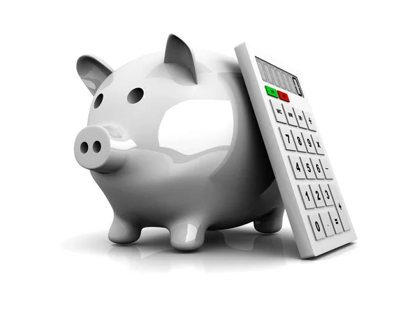 Savings calculator — Stock Photo, Image