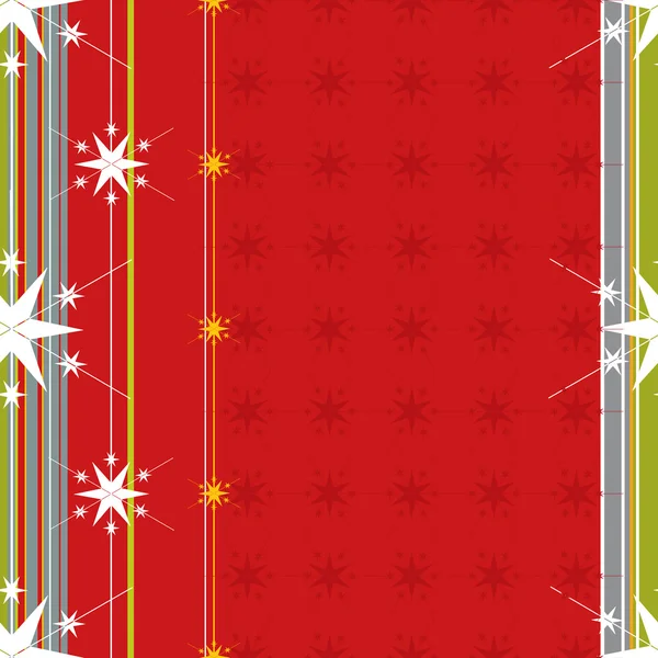 Modèle de Noël avec étoiles, vecteur . — Image vectorielle