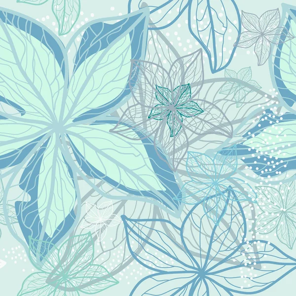 Modèle de fleur blanche d'hiver, vecteur . — Image vectorielle