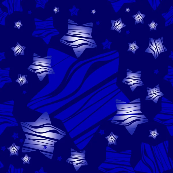 Modèle de Noël de vacances avec des étoiles, vecteur . — Image vectorielle