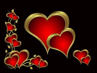 A vector valentines background clipart