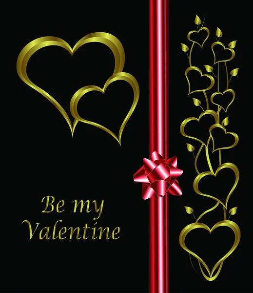 A vector valentines background — Stock Vector