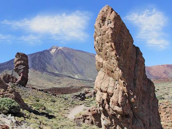 Roques de garcia w park narodowy teide, — Zdjęcie stockowe