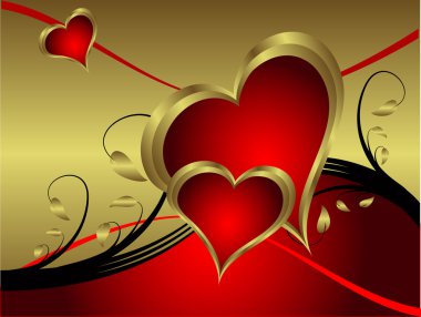 A vector valentines background clipart