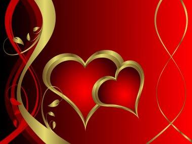 A vector valentines background clipart