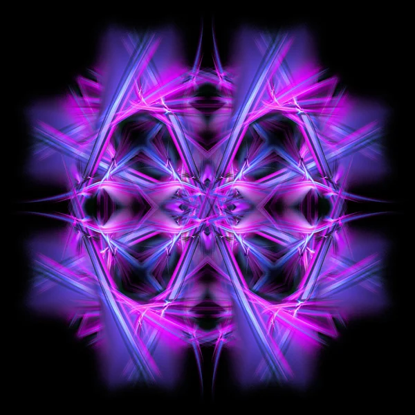 Abstracte symmetrische fractal achtergrond — Stockfoto