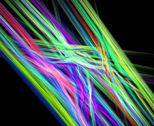 抽象的な虹フラクタル背景 — ストック写真