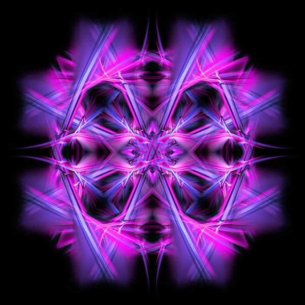 Abstract symmetrical fractal background — Stock Photo, Image