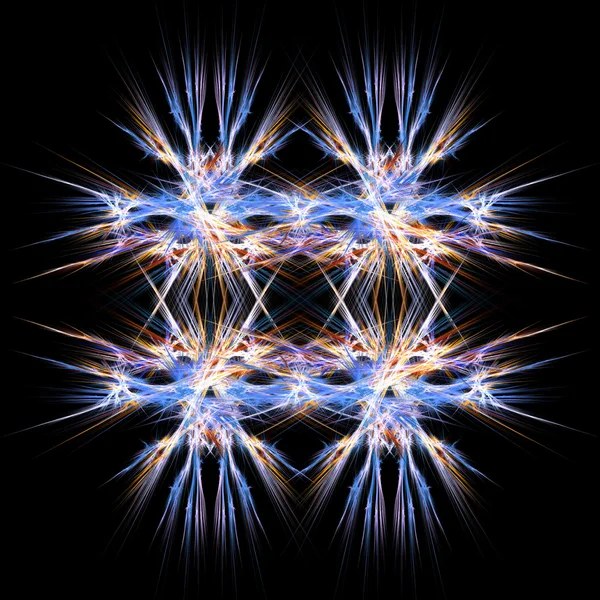 Fondo fractal simétrico abstracto —  Fotos de Stock