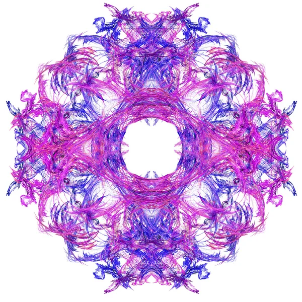 Абстрактный симметричный фрактальный фон — стоковое фото
