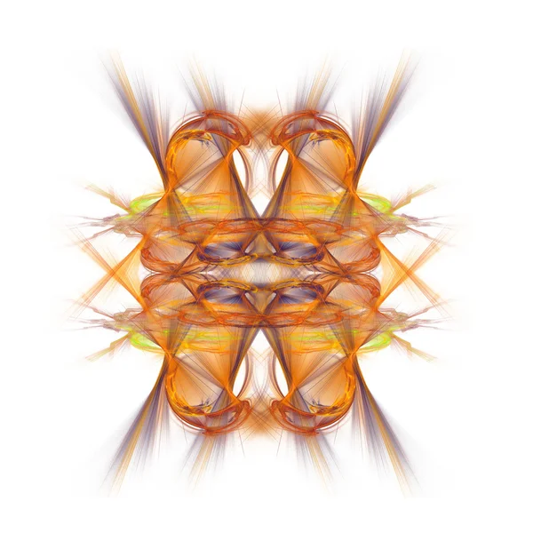 Fundo fractal simétrico abstrato — Fotografia de Stock