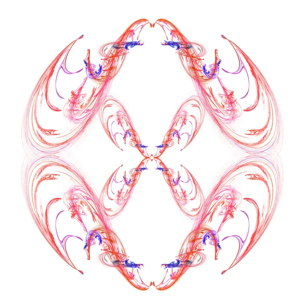 Streszczenie symetryczne fraktal tło — Zdjęcie stockowe