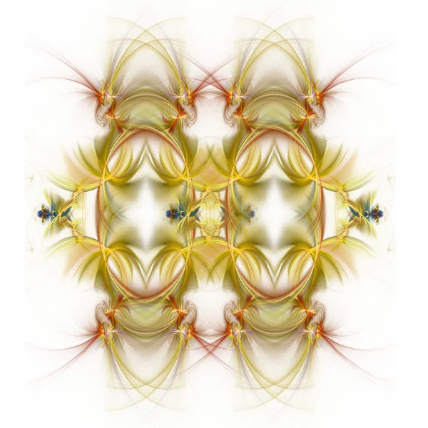 Soyut simetrik fraktal arka plan — Stok fotoğraf