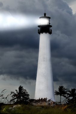 Cape Florida Lighthouse clipart