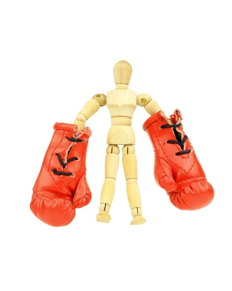 Boxing mannequin — Stock Photo, Image