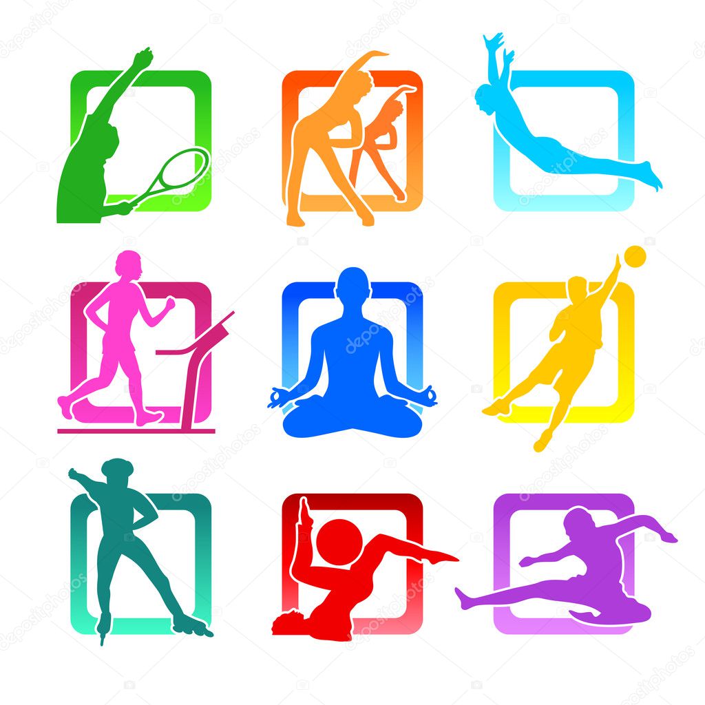 workout stock icons