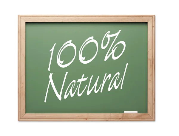 100 Prozent natürliche grüne Kreidetafel-Serie — Stockfoto