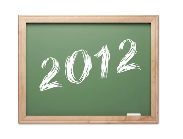 Green Chalk Board 2012 — стоковое фото