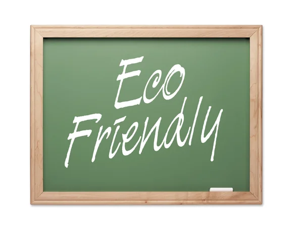 Série de placa de giz verde Eco amigável — Fotografia de Stock