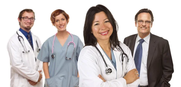 stock image Group of Doctors or Nurses on a White Background