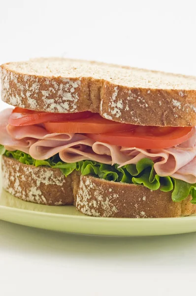Здоровий шинка сендвіч — стокове фото