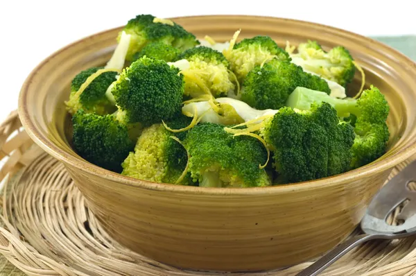 Ångad broccoli — Stockfoto