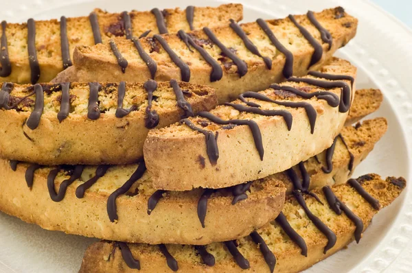 Biscotti aux amandes et canneberges — Photo