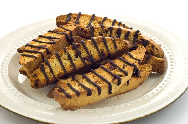 Mandlové brusinkovou biscotti — Stock fotografie