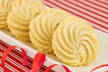 Whipped shortbread pinwheels clipart