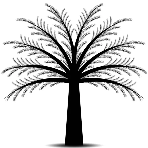 Árbol de pino — Archivo Imágenes Vectoriales