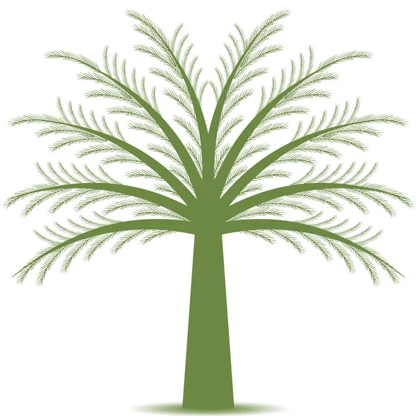 Árbol de pino — Vector de stock