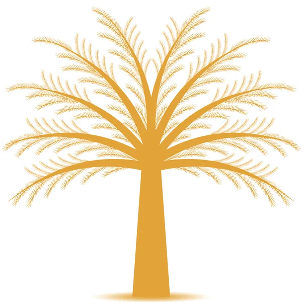 Árbol de pino — Vector de stock