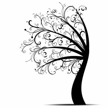 Art tree clipart