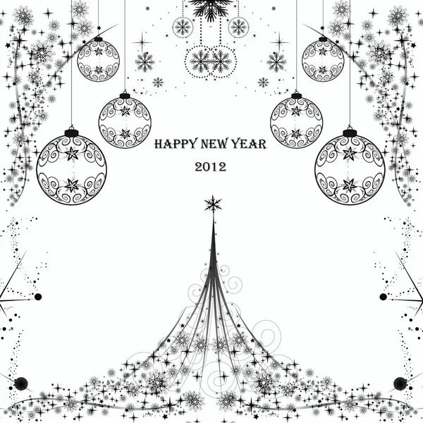 Feliz año nuevo — Archivo Imágenes Vectoriales