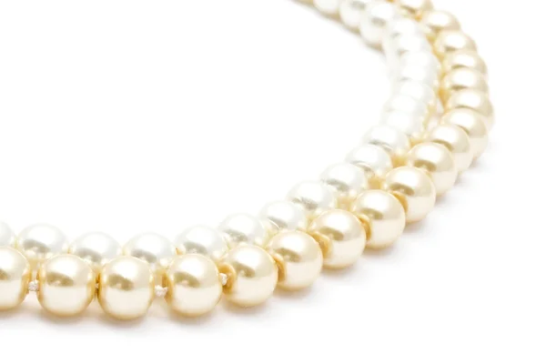 Hermoso collar de perlas — Foto de Stock