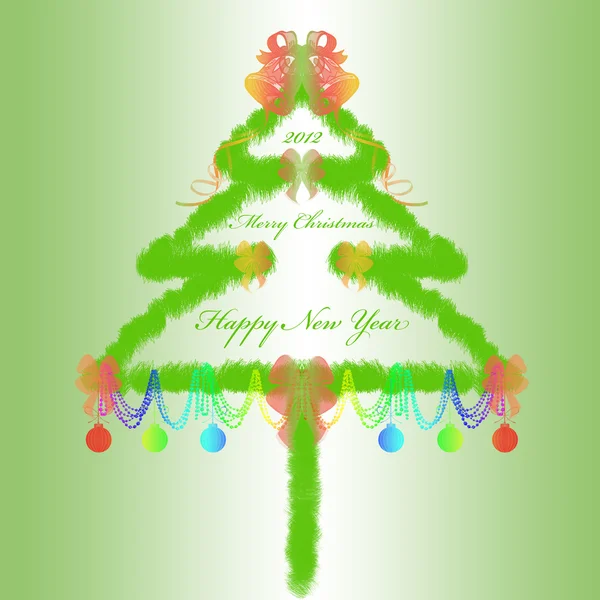 Merry Christmas and Happy New year — Stock Vector