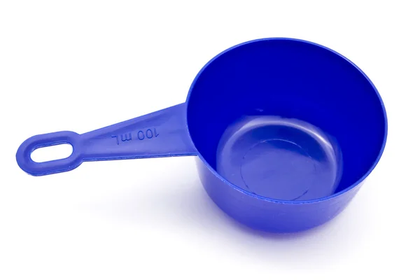 Blue measuring spoon — Stock Photo, Image